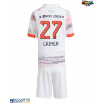 Otroški Nogometni dresi Bayern Munich Konrad Laimer #27 Gostujoči 2025-26 Kratek Rokav (+ Kratke hlače)